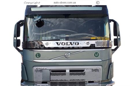 Дефлектор капоту мухобійка Volvo FH euro 6 фото 11