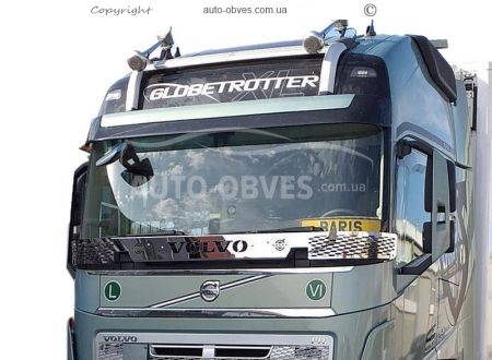 Дефлектор капоту мухобійка Volvo FH euro 6 фото 13