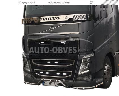 Дефлектор капоту мухобійка Volvo FH euro 6 фото 9