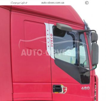 Накладки на стійки дверей Iveco Stralis - тип: 4 шт фото 1