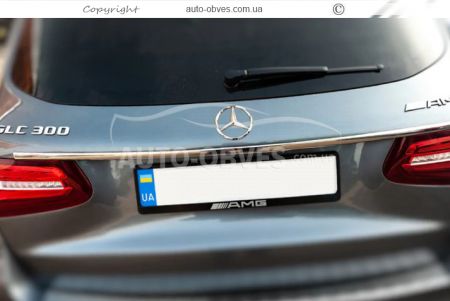 Накладка над номером Mercedes GLC X253 фото 2