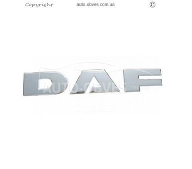 Накладки на літери DAF XF euro 6 - тип: штамповка 3D фото 0