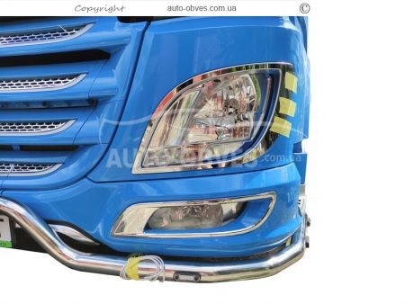 Накладки на протитуманні фари DAF XF euro 6 - тип: штамповка 3D фото 8