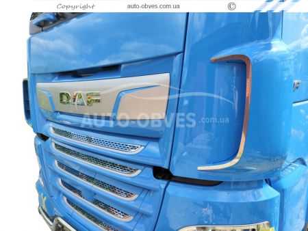 Накладки вставки в решітку DAF XF euro 6 фото 7