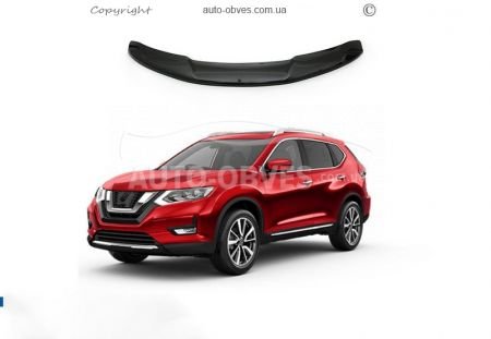 Дефлектор капота мухобойка Nissan X-trail t32, Rogue 2014-2017 - тип: турция фото 3