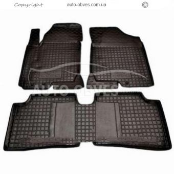 Floor mats Kia Ceed ED 2006-2010, Hyundai i30 FD 2007-2012 - type: polyurethane фото 0