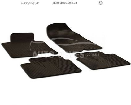 Floor mats rubber Hyundai I30 2012-… black 4 pcs фото 0