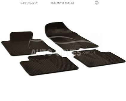 Floor mats rubber KIA Ceed 2012-... black 4 pcs фото 0