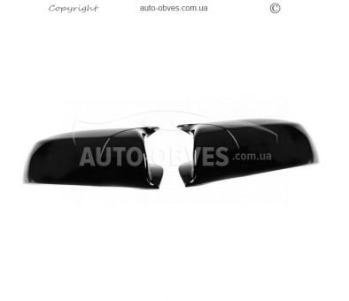 Mirror covers Kia Rio 2011-2016 - type: 2 pcs tr style with cutout for turning photo 1