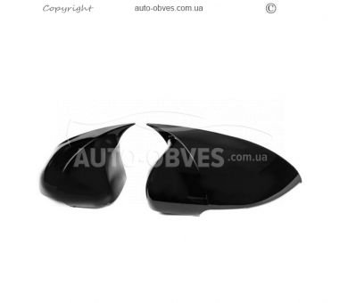 Mirror covers Kia Rio 2011-2016 - type: 2 pcs tr style without cutout for turning photo 0