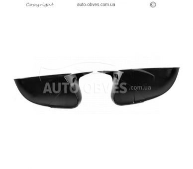 Mirror covers Kia Rio 2011-2016 - type: 2 pcs tr style without cutout for turning photo 2