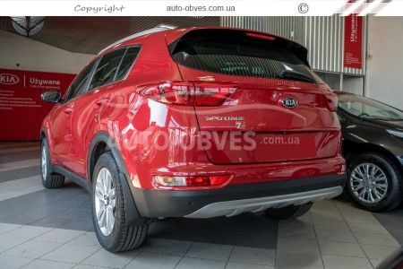 Передня і задня накладки Kia Sportage 2016-2019 фото 8