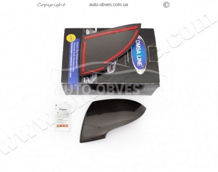 Covers for carbon fiber mirrors for Kia Sportage 2010-2014 фото 1