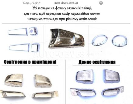 Mercedes-Benz MP4, MP5 grille overlays - type: 3D stamping photo 8