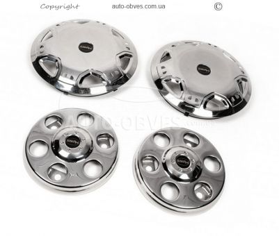 Caps for Volkswagen LT, stainless steel, for twin 2 rollers фото 1