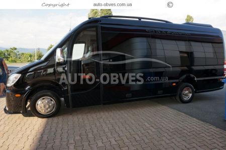 Колпаки для Mercedes Sprinter из нержавеющей стали, на спарку 2 катк вариант 2 фото 3