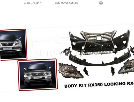 Комплект апгрейду Lexus RX 2009-2012 - тип: OEM 2013-..., з оптикою фото 1