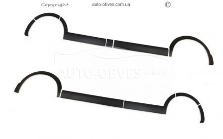 Covers for arches and moldings VW T5 - type: 11 pcs, abs фото 0