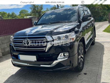 Комплект обвесов Toyota Land Cruiser 200 2016-... - тип: executive 2019-... черный цвет фото 6