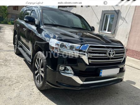 Комплект обвесов Toyota Land Cruiser 200 2016-... - тип: executive 2019-... черный цвет фото 8