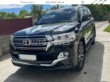 Комплект обвесов Toyota Land Cruiser 200 2016-... - тип: executive 2019-... белый цвет фото 6