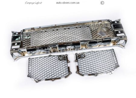 Bumper grill kit Mercedes G class w463 1990-2018 - type: amg фото 1