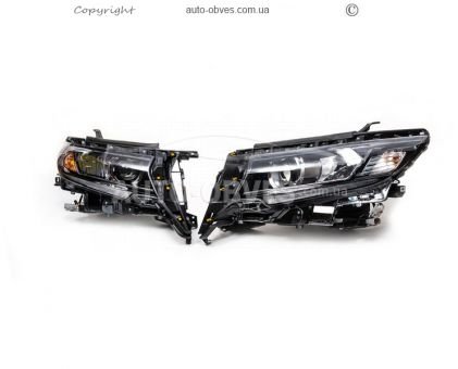 A set of Toyota Land Cruiser Prado 150 fairings from 2009-2016 to 2017-... - type: with full led optics фото 5