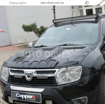 Комплект накладок на капот Dacia Duster 2010-2017 - тип: 3 шт v-dragon фото 3