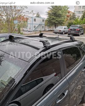 Crossbars for integrated roof rails Hyundai Tucson 2019-2021 type: Air-2 color: gray фото 5