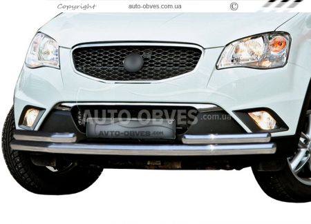 Front arch Ssangyong Korando 2010-2014 - type: with additional pipes фото 0