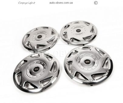 Caps 16" for Citroen Jumper 2006-2014, stainless steel фото 2