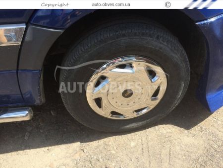 Колпаки 16" для Mercedes Vito, V-class w447, нержавейка фото 5