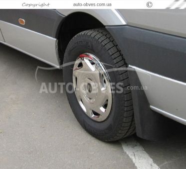 Колпаки 16" для Mercedes Vito, V-class w447, нержавейка фото 6