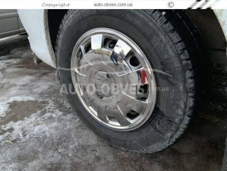 Колпаки 16" экслюзивные для Renault Master 2010-... нержавейка фото 5