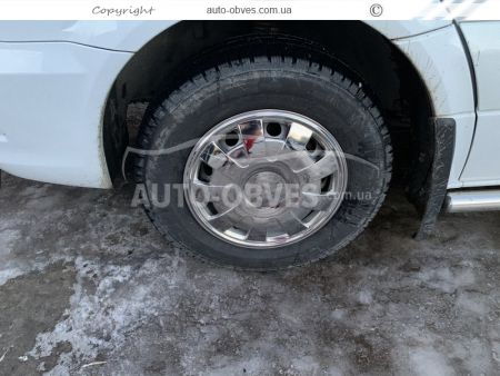 Колпаки 16" экслюзивные для Ford Custom 2013-2022, нержавейка фото 5