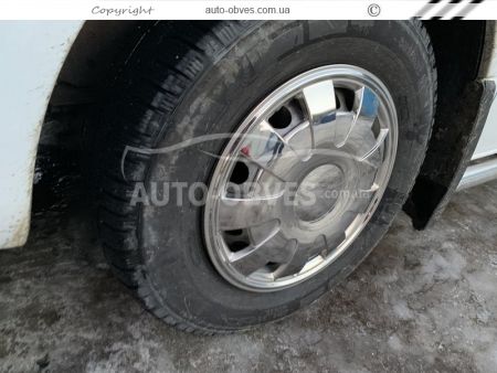 Колпаки 16" экслюзивные для Citroen Jumper 2006-2014, нержавейка фото 4