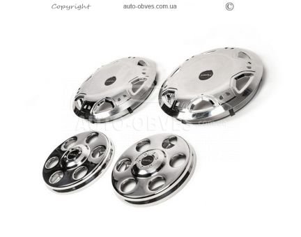 Caps for Volkswagen LT, stainless steel, for twin 2 rollers фото 3