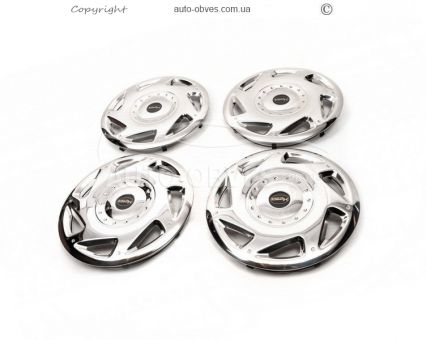 Caps 16" for Peugeot Boxer 2006-2014, stainless steel фото 0