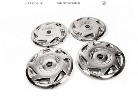 Caps 16" for Volkswagen Caddy 2015-2020, stainless steel фото 1