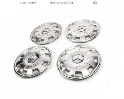 Caps 16" exclusive for Volkswagen Caddy 2015-2020, stainless steel фото 1