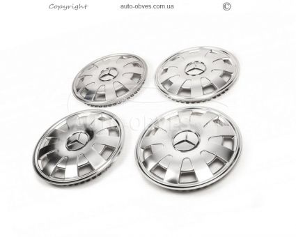 Caps 16" exclusive for Renault Trafic, stainless steel фото 0