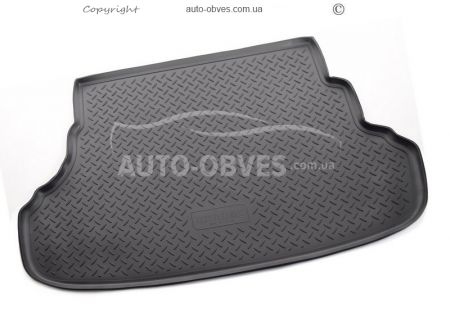 Trunk mat Hyundai Accent sedan 2006-2010 - type: model фото 0