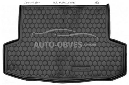 Cargo mat Chevrolet Aveo sedan 2006-2012 - type: polyurethane фото 0