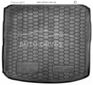 Килимок в багажник Audi A3 V8, 8VA 2012-2020 седан - тип: поліуретан фото 0
