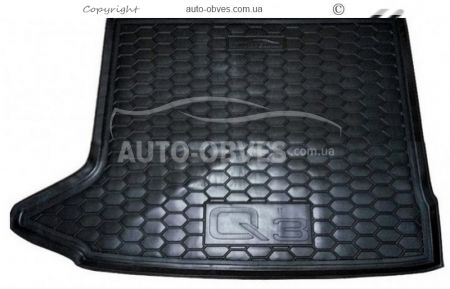 Коврик в багажник Audi Q3 8U 2011-2014 - тип: полиуретан фото 0
