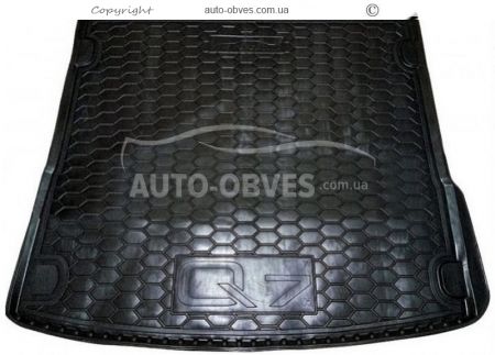 Коврик в багажник Audi Q7 4LB 2007-2015 - тип: полиуретан фото 0