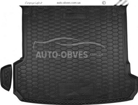Коврик в багажник Audi Q7 4M 2015-... - тип: полиуретан, 7 мест, сложенный 3 ряд фото 0
