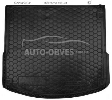 Коврик в багажник Fiat Doblo 2010-2014 5 мест короткая база - тип: полиуретан фото 0