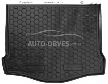 Коврик в багажник Ford Focus FL 2016-2018 хб с докаткой - тип: полиуретан фото 0