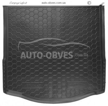 Килимок в багажник Ford Focus FL 2016-2018 седан - тип: поліуретан, з докаткою фото 0